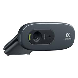 LOGITECH C270 HD Webcam, 720p with Noise Reducing Mic(Open Box)