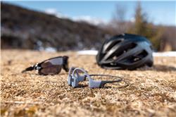 SHOKZ OpenSwim Pro Bone Conduction Bluetooth Headphones, Grey