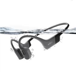 SHOKZ OpenSwim Pro Bone Conduction Bluetooth Headphones, Grey