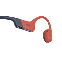 SHOKZ OpenSwim Pro Bone Conduction Bluetooth Headphones, Red