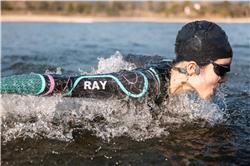 SHOKZ OpenSwim Pro Bone Conduction Bluetooth Headphones, Red