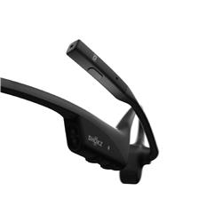 SHOKZ Casque d’écoute stéréo à conduction osseuse OpenComm2 2025, noir
