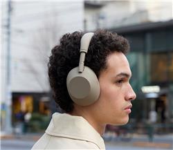 SONY WH-1000XM6 Wireless NC Over-Ear Headphones, Sandstone