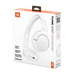 JBL Tune 530BT Wireless On-Ear Headphones, White