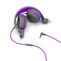 JLAB Casque supra-auriculaire filaire JBuddies Studio, violet/gris