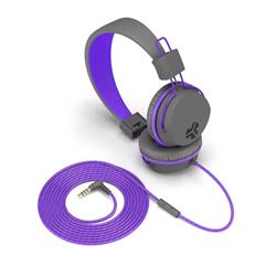 JLAB Casque supra-auriculaire filaire JBuddies Studio, violet/gris