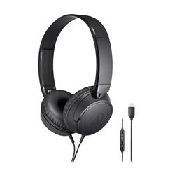 AUDIO TECHNICA ATH-S120C Écouteurs supra-auriculaires USB-C, noir