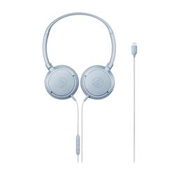 AUDIO TECHNICA ATH-S120C Écouteurs supra-auriculaires USB-C, bleu-gris