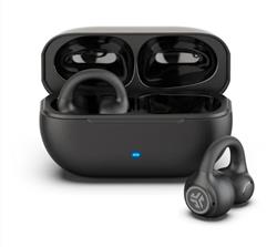 JLAB AUDIO Flex Clip-on True Wireless Earbuds, Black