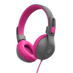 JLAB JBuddies Studio 2 Kids' Wired Headphones, Blue/Gray