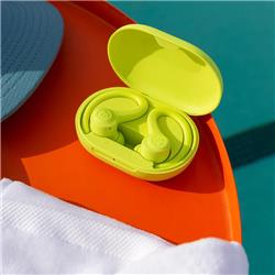 JLAB Go Sport+ True Wireless Earbuds, Neon Yellow