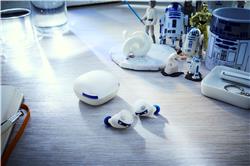 AUDIO TECHNICA ATH-CKS50TW2 R2-D2™ Wireless Earbuds, White/Blue
