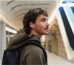 SONY Écouteurs sans fil LinkBuds Clip, Grège