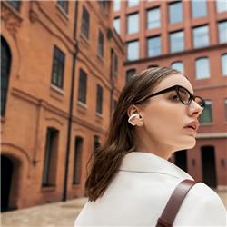 SHOKZ OpenDots 2 Open-Ear True Wireless Earbuds, Pearl White
