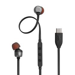 JBL Tune 310C Wired In-ear USB-C Headphones, Red