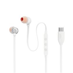 JBL Tune 310C Wired In-ear USB-C Headphones, White