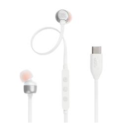 JBL Tune 310C Wired In-ear USB-C Headphones, White