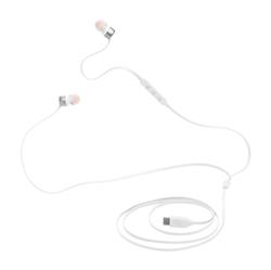 JBL Tune 310C Wired In-ear USB-C Headphones, White