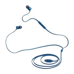 JBL Tune 310C USB Écouteurs avec prise, Bleu