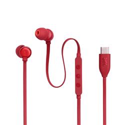 JBL Tune 310C Wired In-ear USB-C Headphones, Red