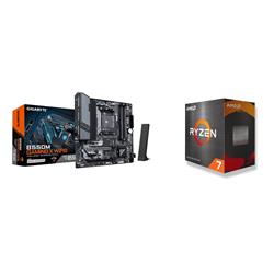AMD Ryzen 7 5800X CPU + GIGABYTE B550M GAMING X WIFI6 Carte mère