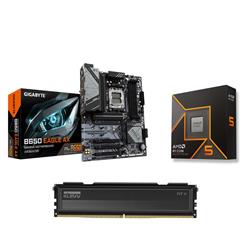 AMD Ryzen 5 9600X  CPU + GIGABYTE B650 EAGLE AX Carte mère + KLEVV FIT V 16 Go DDR5 5600MHz CL30 RAM