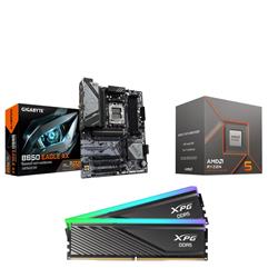 AMD Ryzen 5 8400F CPU + GIGABYTE B650 EAGLE AX Motherboard + XPG Lancer Blade RGB 16GB DDR5 5600MHz CL46 RAM