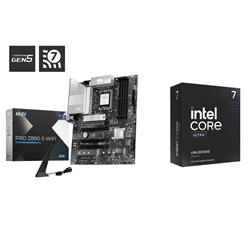 Intel Core Ultra 7 265KF CPU + MSI PRO Z890-S WIFI Motherboard