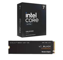 Intel Core Ultra 7 265KF CPU + WD Black SN850X 2TB SSD