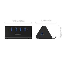 Orico Port USB 3.0 Hub avec support pour téléphone/tablette