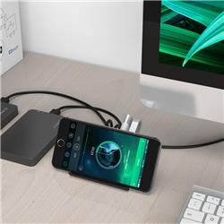 Orico Port USB 3.0 Hub avec support pour téléphone/tablette