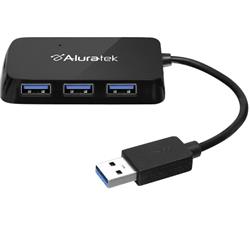 ALURATEK 4-Port USB 3.0 Hub