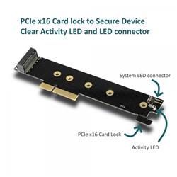 Vantec M.2 NVMe PCIe x4 Low Profile Card with 22110 Length Support