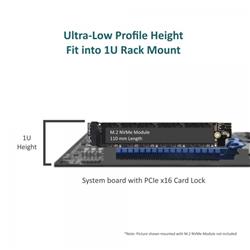 Vantec M.2 NVMe PCIe x4 Low Profile Card with 22110 Length Support