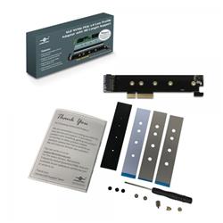 Vantec M.2 NVMe PCIe x4 Low Profile Card with 22110 Length Support