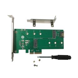 Vantec M.2 NVMe + M.2 SATA SSD PCIe x4 Adapter (UGT-M2PC200)