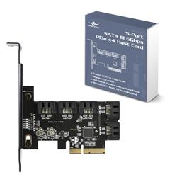 Vantec 5 Port SATA III 6Gbps PCIe x4 Host Card (UGT-ST655)(Open Box)