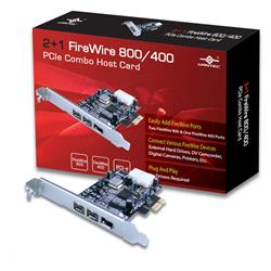 Vantec (UGT-FW210) Combo PCIe FireWire 800/400 2 + 1(Open Box)
