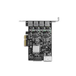 Carte hôte PCIe Vantec Dual Chip 4-Port 10Gbps USB 3.1 Gen 2 dédiée