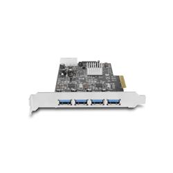 Carte hôte PCIe Vantec Dual Chip 4-Port 10Gbps USB 3.1 Gen 2 dédiée