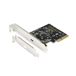 Vantec Single Port USB 3.2 20Gbps Type C PCIe Host Card-(UGT-PCE320C)(Open Box)