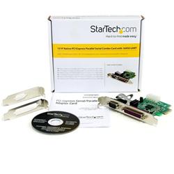 Startech 1S1P Native PCI Express Parallel Serial Combo Card with 16950 UART (PEX1S1P952)