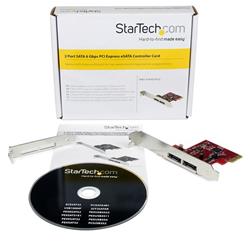 Star Tech 2 Port SATA III 6 Gbps PCI Express eSATA Controller Card (PEXESAT32)