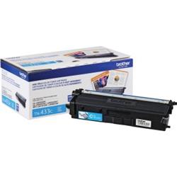 artouche de toner originale Brother TN433C - Cyan - Laser - Rendement élevé - 4000 pages - 1 unit?