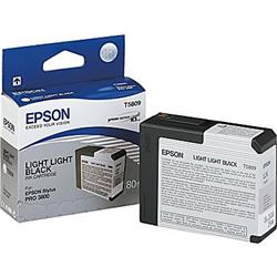 Epson (UltraChrome K3 / T5809) - Cartouche d'encre noire très claire pour imprimantes Epson  (T580900)