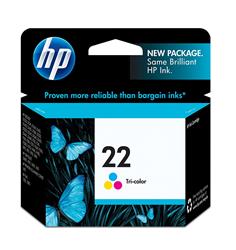 HP 22 Tri-colour Original Ink Cartridge (C9352AN)