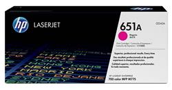 HP (LaserJet 651A) - Cartouche de toner magenta pour imprimantes HP LaserJet (CE343A)