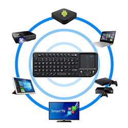 Rii Mini X1 Wireless Keyboard with Mouse Touchpad Remote Control