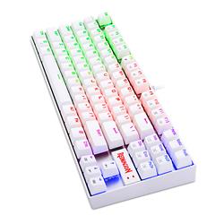 Redragon K552 Mechanical Gaming Keyboard 80% Compact 87 Key Kumara Wired  Blue Switches for Windows PC Gamers (RGB Backlit Whit