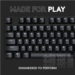 LOGITECH 920-010442 Grand format Gaming Keyboard, black(Open Box)